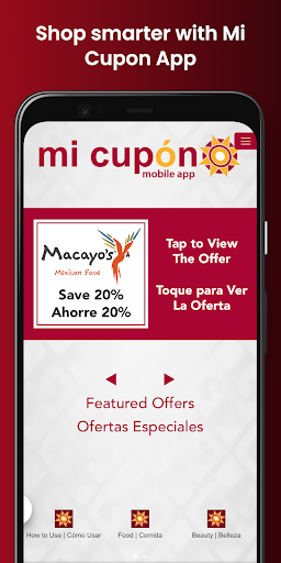Android application Mi Cupon App screenshort