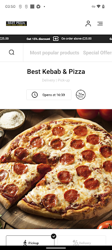 Android application Best Kebab & Pizza Rotherham screenshort