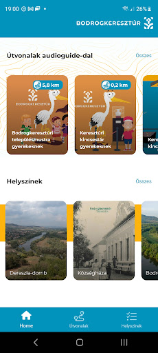Android application Bodrogkeresztúr screenshort