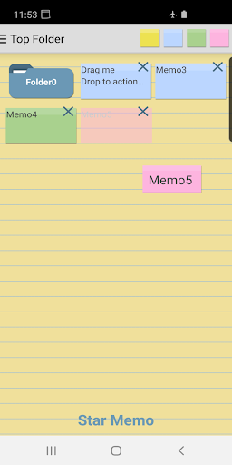 Star memo alarm - popcorn note Screen 2