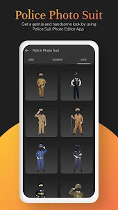 Police Photo Suit Editor