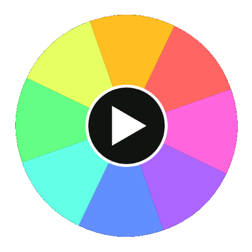 Colourful Spinning Wheel Game 