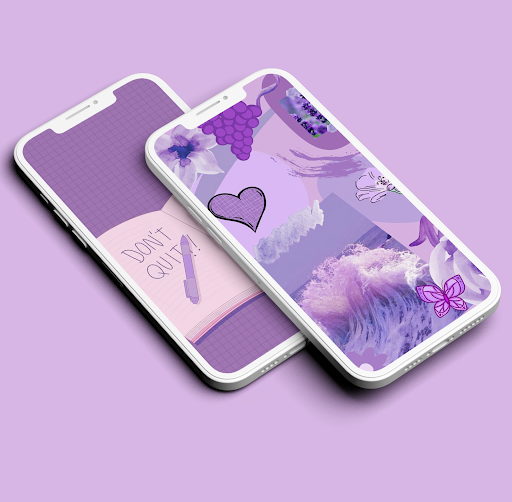 Screenshot of Purple Wallpaper