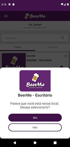 BeerMe Screen 2