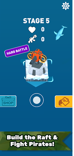 Penguin Island Raft Wars Ocean Screen 3