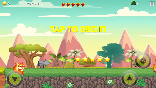Android application squirrel run screenshort