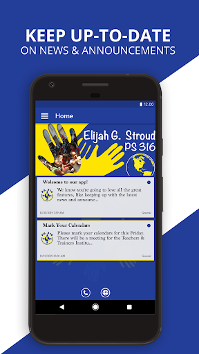 Android application PS 316 Elijah G. Stroud screenshort