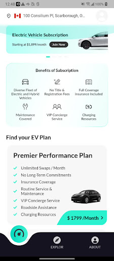 Android application STEER EV screenshort