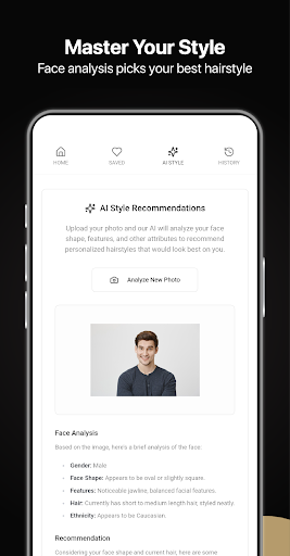 Screenshot of Mens Hairstyles And Haircuts