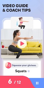 Workout for Women: Fit at Home Screenshot