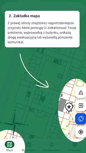 AGH nawigacja - BETA Screen 2