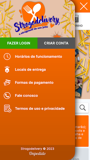Android application Strogodelivery screenshort