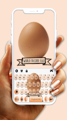 Android application Record Egg Keyboard Theme screenshort