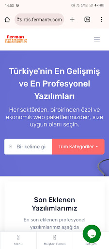 Ferman Web Tasarım ve Yazılım Screen 2