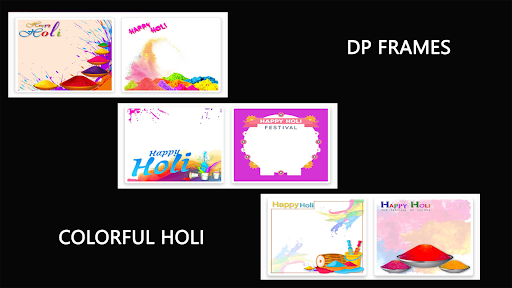Android application Holi Photo Maker:Holi DP Photo screenshort