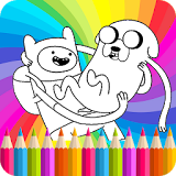 coloring book for fine and jack icon
