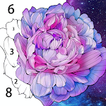 Cover Image of डाउनलोड Flora Coloring: Color by Number Painting Game 1.0.2 APK
