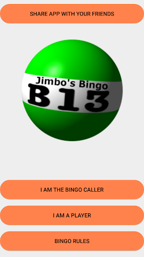 Android application Jimbo's Bingo screenshort