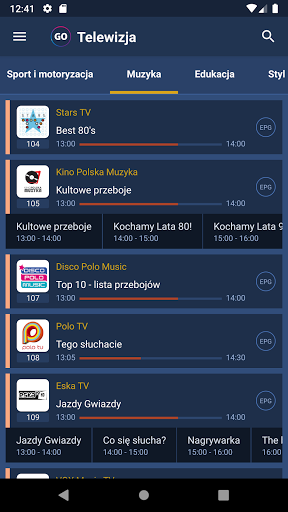 Android application SatFilm GO screenshort