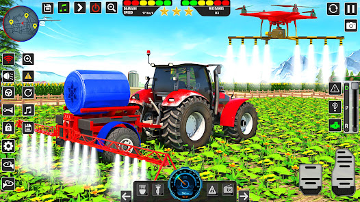 Captura 1 Real Tractor Driving Games android