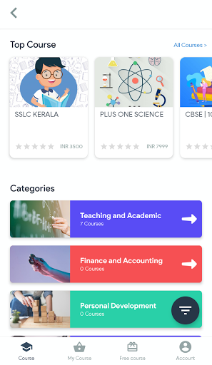 Android application ICMS CAMPUS screenshort