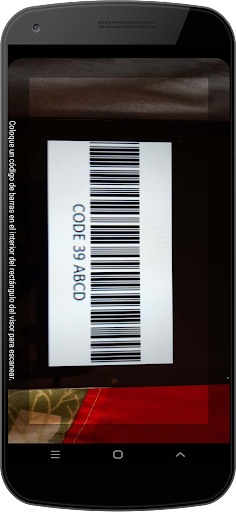 Escáner qr y barras Screen 2