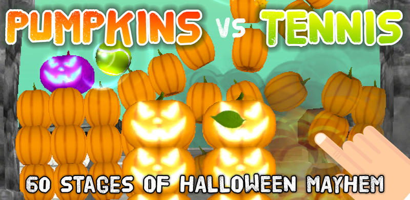 Pumpkins vs Tennis Knockdown