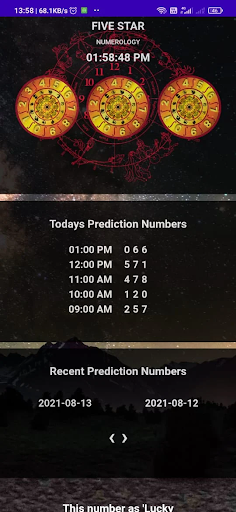 Android application FiveStar screenshort