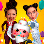 Cover Image of Tải xuống Happy Birthday Greetings – Your Face in 3D Videos 5 APK