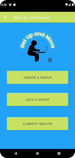 Get Up and Move Screen 2