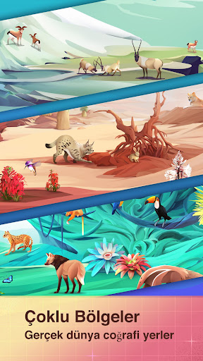 Yaban Hayatı Artan İdle Oyunu ekran görüntüsü