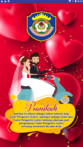 Android application Pranikah screenshort