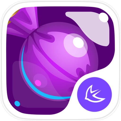 Candy Stars theme for APUS 635.0 Icon