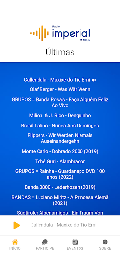 Android application Rádio Imperial 104.5 FM screenshort