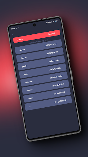 PassManager Screen 2