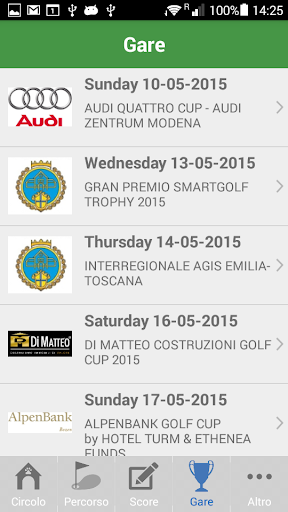 ModenaGolf Screen 3