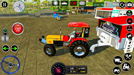 Drive Tractor: Farming Game 3D Screen 2