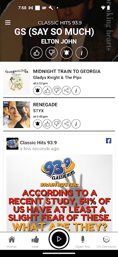 Classic Hits 93.9 Screen 2
