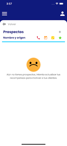 Android application Coach Proyecta screenshort