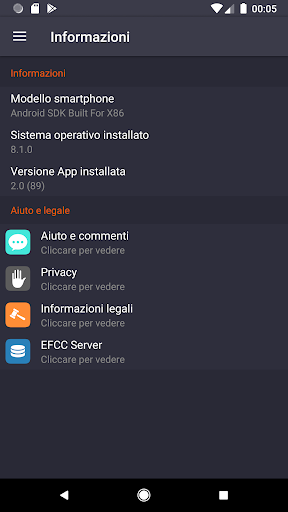 Anteprima dell'app
