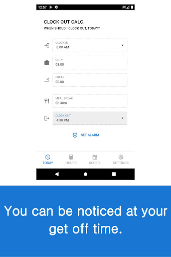 MyWorkHours - Flex Time Mgmt. Screen 2
