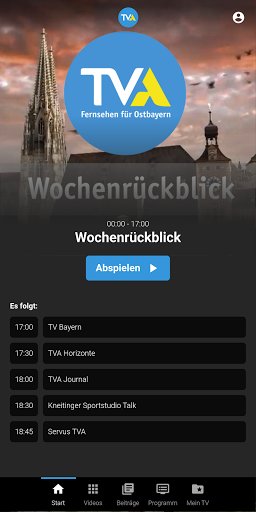 Android application TVA Ostbayern screenshort