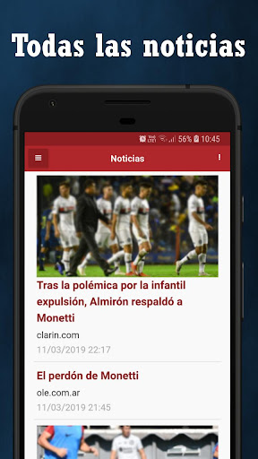 Android application Somos Cuervos - Noticias de Sa screenshort