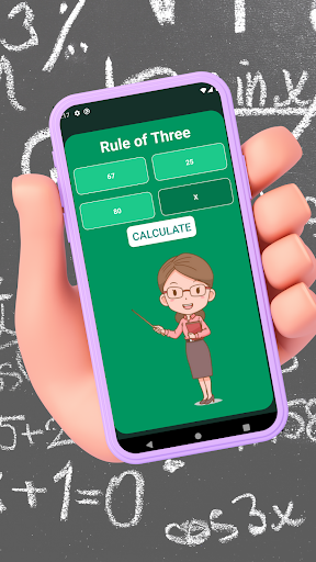 Android application Rule of Three - Calculator screenshort