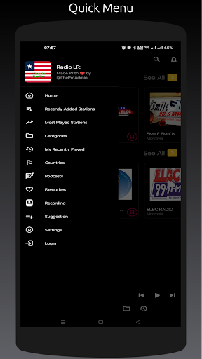 Radio LR: All Liberia Stations Screen 3
