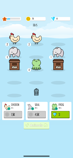Merge Merge Animals Screen 2