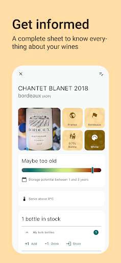 MyWine - Cellar manager Screen 3