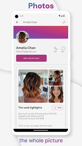 Android application HairTracker screenshort