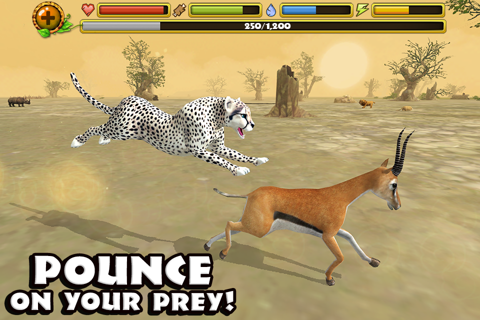 Android application Cheetah Simulator screenshort
