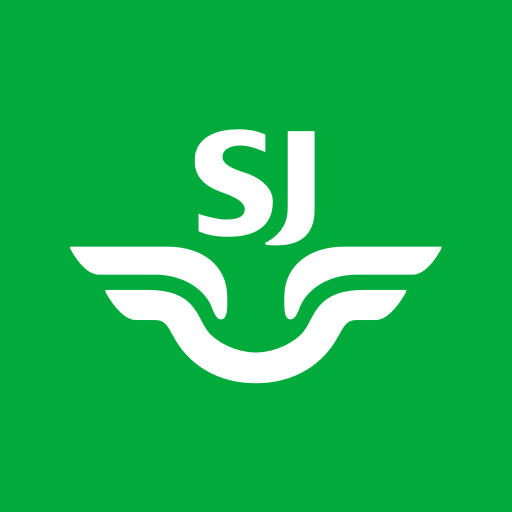Ikon med logotyp för SJ - Statens Järnvägar